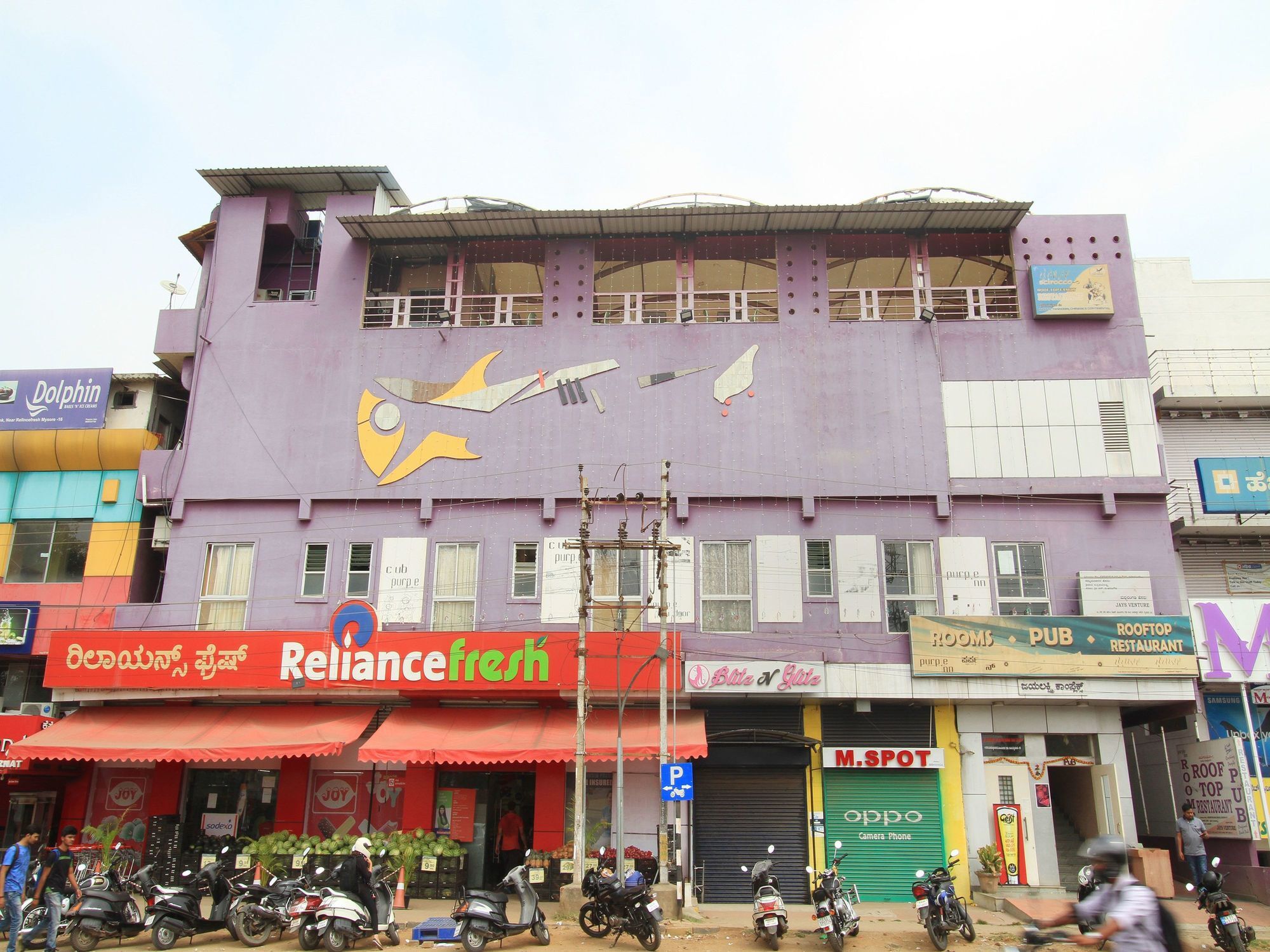 Purple Inn Boutique Hotel Mysore Buitenkant foto